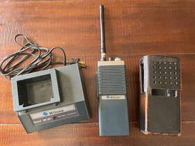 Hh-152-d1 Wilson Vintage Walkietalkie Handheld Radio Model Bc2c Base Case Works
