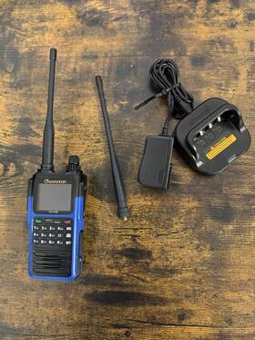 Kg-q10h Wouxun 946351740223 Quad Band Handheld Amateur Radio Blue