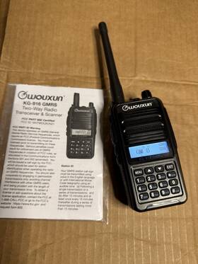 Kg-916 Wouxun Gmrs Dual Conversation Superheterodyne Bought From Bsr