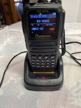 Kg-935g-plus-r Wouxun Kg-935g Plus Gmrs Two Way Radio No Antenna Works Great
