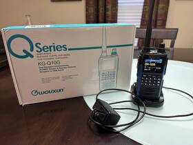 Kg-q10g-bl-r Wouxun Kg-q10g Handheld Gmrs Radio Blue