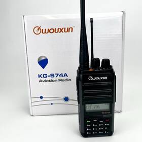 Kg-s74a Wouxun Compact Waterproof Vhf Aviation Two-way Radio Excellent Condition