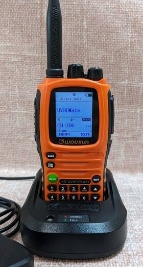 Kg-uv9t Wouxun Plus Two Way Radio Orange
