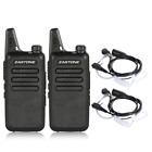 Wt-1004 Zastone Walkie Talkie Uhf Radio With Earpiece Pack 709586998885