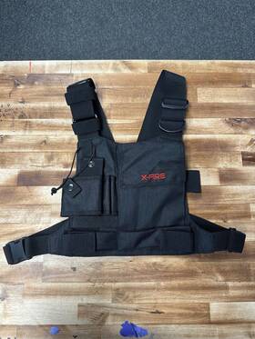 X-fire 683828732331 - Single Radio Chest Rig Harness With Tool Pockets And 3m Reflective
