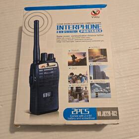 Jq220-6c2 Yixu Interphone Portable Two Pieces Tested Works Please Read Desc