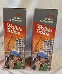 Pair Of Vintage Realistic TRC-218 Watt Walkie Talkie Lot Stranger Things. Fixed Price $189.95.