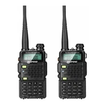 2PCS Baofeng UV-5R5 Radio Walkie Talkies Speaker Two-way Long Range 128 Channel. Fixed Price $36.50.