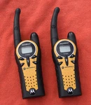 Motorola Talk About T7400 Yellow 12-MILE 22-CHANNEL Two-way Radio Untested. Fixed Price $25.00.