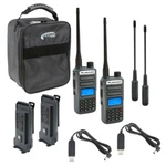 Rugged Radios GMR2 Plus Gmrs / Frs Two Way Handheld With Accessories. Fixed Price $361.96.