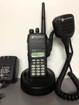 Motorola HT1250 Uhf 403-470 128CH Radio AAH25RDH9AA6ANFD W/ Bat Charger Mic. Fixed Price $200.00.