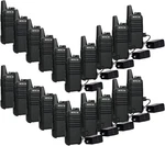 RT22 Mini Walkie Talkies 20 Pack - Rechargeable Long Range Two Way Radios. Fixed Price $434.99.