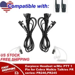 Earpiece Headset W/mic Ptt 1 Pin For Cobra Walkie Talkies Series: PR240,PR245. Fixed Price $12.59.