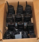 Motorola Radio Lot (10) Spirit MU11C Radius SP21/SP10 HLN8371A HTN9026C Dock. Fixed Price $233.99.