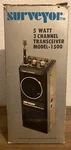 Surveyor Vintage Watt 3 Channel Transceiver MODEL-1500 W/case New Box. Fixed Price $65.00.