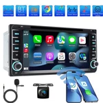 Rear Camera Double Din Radio Stereo Cd Dvd Player Bt For Toyota Carplay Gps. Fixed Price $129.50.