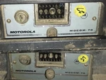 Box Of Old Motorola 2 Way Radios. Fixed Price $85.00.