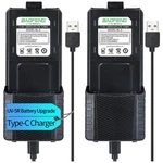 Extended Battery With Type-c Charging For UV-5R Radios. Fixed Price $40.79.