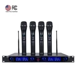 Sound Town Channels Uhf Wireless Mountable Metal Microphone Handheld NESO-F4HH. Fixed Price $149.59.