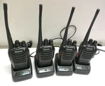 Lot Of 4 Greaval GV-8S Long Range Portable Walkie Talkie 2 Two Way Radio. Fixed Price $25.00.