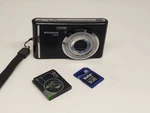 Polaroid IE826 Digital Camera-black Untested With Sd Card And Battery. Fixed Price $16.95.