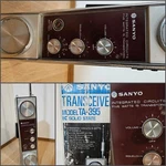 Vintage Sanyo Transceiver Model TA-395. Fixed Price $90.00.