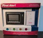 First Alert Radio Controlled Weather Station Projection Clock W/ Wireless Sensor. Fixed Price $26.99.
