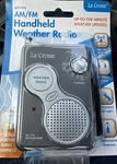 La Crosse Gray Am/fm Noaa Weather Band Handheld Radio Model 809-905. Fixed Price $19.51.