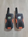 Cobra ACXT1035R Flt Floating Walkie Talkie- Waterproof, 37 Miles Range Lot 2. Fixed Price $23.99.