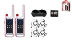 Motorola T478 Red Cross Two Way Radio 4-PK Walkie Talkies Dual Charger Earpieces. Fixed Price $139.99.