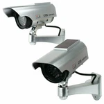 2 Pack Solar Power Fake Dummy Surveillance Security Camera Cctv & Record Light. Fixed Price $17.91.