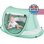 Kapeazo Baby Beach Tent Large Pop Up Portable Sun Shade Mosquito Net Indoor Play. Fixed Price $47.67.