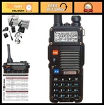 High-power Dual Band Two-way Radio 8W Vhf Uhf 136-520MHZ Full Kit & Large Batter. Fixed Price $89.99.