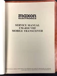 Maxon 1987 Vhf Mobile Transceiver CM-4010 Service Manual. Fixed Price $39.99.