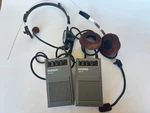 Set Of 2 Maxon 49-S Fm Two-way Radio Hands Free Communicator Channel B For-parts. Fixed Price $10.00.