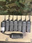 Lot Of Ef Johnson 5100 P25 Radios 800MHZ Command Setup With Cradles. Fixed Price $600.00.