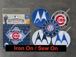 Two Chicago Cubs 150TH Season + 3 Motorola Patches City. Fixed Price $79.95.