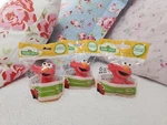 New Sesame Street Elmo Cake Topper Mini Toy Figure Set Of Three. Fixed Price $11.99.