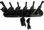 Motorola CLS1110 Uhf Radios Walkie Talkies With 6 Pocket Multi-unit Charger. Fixed Price $319.99.