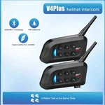 Motorcycle Helmet Interphone Bluetooth 5.1 4-WAY 1200M Intercom Headset Fm Radio. Fixed Price $101.01.