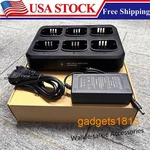 Six-way Charger For Motorola CP200D CP150 CP140 CP180 Round Back Battery. Fixed Price $85.90.