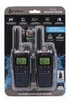Cobra RX685 Walkie Talkie 2-PACK, 60 Channels, 2W, 40 Mile Range, Noaa, IP54. Fixed Price $65.00.