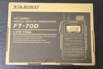 FT-70D C4FM 144/430MHZ Yaesu Radio Dual Band Digital Transceiver New Unopened. Fixed Price $298.84.