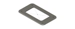 Vhf Marine Radio Flush Mount Filler Plate For Uniden UM725. Fixed Price $32.99.
