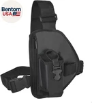 Two Way Radio Chest Harness Walkie Talkie Shoulder Holster With Zippered Pocket. Fixed Price $33.28.