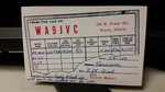 Amateur Ham Radio Qsl Postcard WA9JVC Laverle Mabeus 1965 Peoria Illinois. Fixed Price $9.69.