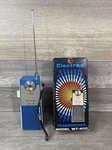 Electra Transceiver Model WT-400 Blue Original Box Walkie Talkie. Fixed Price $8.49.