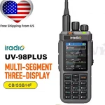 Iradio UV-98PLUS Multi Band 10W Fm Am Ssb Hf Cross Repeater Walkie Talkie. Fixed Price $75.00.