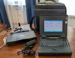 Vintage Fujitsu Lifebook 755TX Canon Bjc 80 Targus Leather Laptop Bag Read As Is. Fixed Price $299.99.