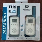 Motorola Solutions Talkabout T114 Two-way Radios, 16 Mile Range, 2PACK Walkie. Fixed Price $37.00.